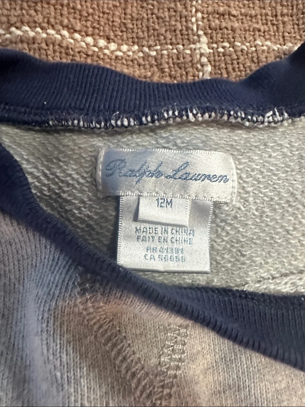 Ralph Lauren Green Half-Zip Pullover with Navy Joggers Set